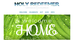 Desktop Screenshot of holyredeemerburton.org